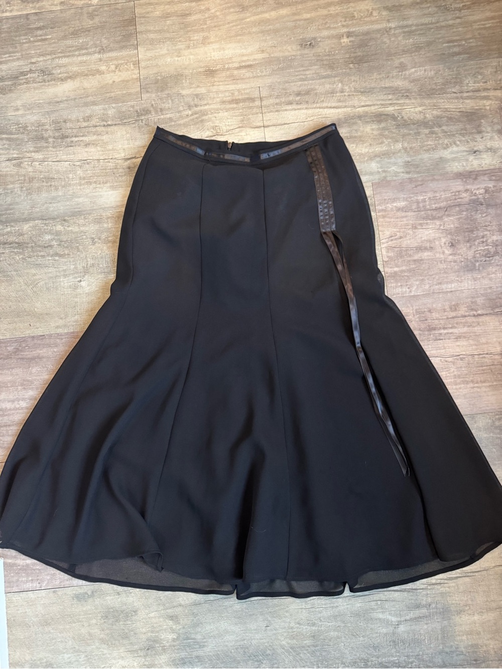 Black Flared Women's Skirt
